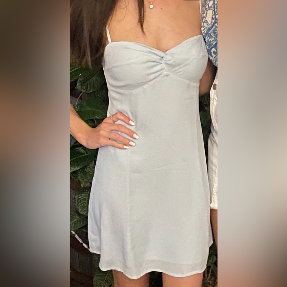 Aritzia Wilfred Baby Blue dress - Picture 4 of 4